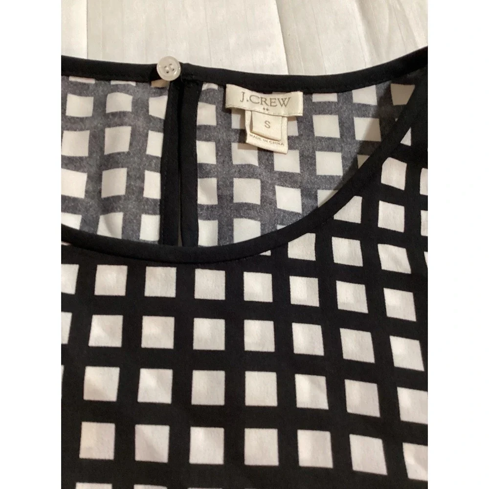 J. Crew chic grid